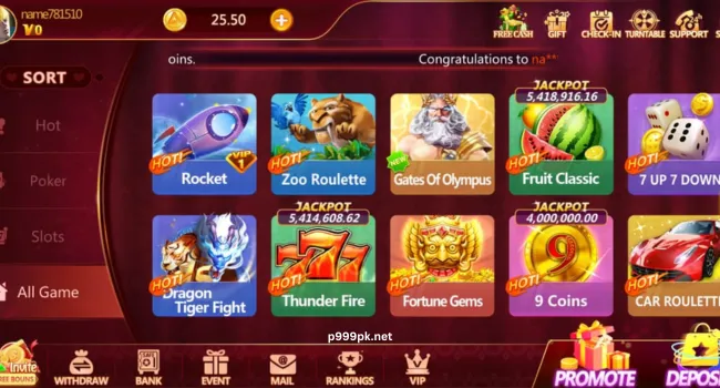 Luck55 Game screenshots