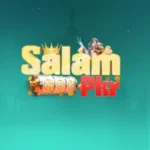 Salam PKR Game logo shows a slots and card games